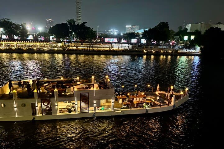 Cairo Open Air Nile Dinner Cruise with Sunset or Night Vibes